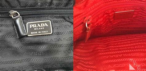 real vs fake prada bag|inside of prada bag.